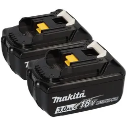 2x Makita Akku Original BL1830 18V 3000mAh LiIon
