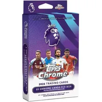 Topps Chrome Premier League 2026 Hanger Pack mit 15 Karten