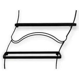 DanDiBo Ambiente Flaschenregal 2er Set Metall Schwarz