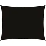 vidaXL Sonnensegel Oxford-Gewebe Rechteckig 2x3 m Schwarz
