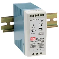 MeanWell MEAN WELL DRA-40-12 Hutschienen-Netzteil (DIN-Rail) 12 V/DC 3.34