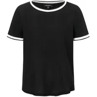More & More T-Shirt mit Rundhalsausschnitt, black 34