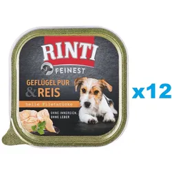 RINTI Feinest Poultry Pure&Rice Geflügel und Reis 12x150 g