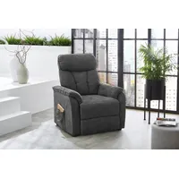 Jockenhöfer GRUPPE "Dorsten" (anthrazit) - Mikrofaser - mit Liegefunktion durch Körperdruckverstellung, TFK Nosagfederung