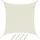 AMANKA Sonnensegel 4x4 Polyester Quadratisch Wasserabweisend Garten Balkon Beige