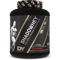 DY Nutrition Dorian Yates Nutrition SHADOWHEY Concentrate | Whey Protein Pulver | 2000 g (Strawberry - Erdbeere)