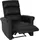 MCW Fernsehsessel J96 Kunstleder 84 x 104 x 0 cm Schwarz mit Liegefunktion