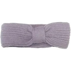 CAPELLI NEW YORK Strick-Stirnband mit Knoten Winter-Stirnband Kopfbedeckung 4557 8343 Lila - One-Size