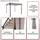 MCW Pergola C42 3,5 x 3,5 m Grau