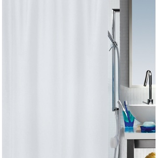 Spirella Duschvorhang, „Primo “ 240x200cm Weiß, White, 240 x 200 cm