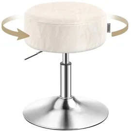 VASAGLE Sitzhocker, Schminkstuhl, höhenverstellbar,