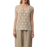 s.Oliver Semitransparentes Tanktop aus Häkelspitze - L