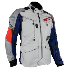 Leatt ADV Multitour 7,5 Textiljacke grau/rot/blau 2XL