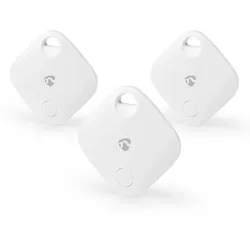 Nedis Bluetooth Smart Tag, Schlüssel-Finder 3er Pack Einfaches Auffinden von Wertgegenständen