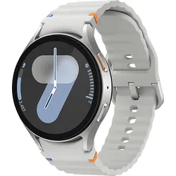 SAMSUNG Galaxy Watch7 LTE 44 mm Smartwatches Aluminium Nitrilkautschuk, 85-130 mm, Silver