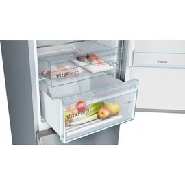Bosch Serie 4 KGN39VIEB Kühl-Gefrierkombination (368 l, 2030 mm hoch, Edelstahl)