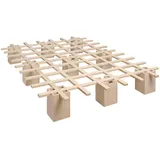 Tojo 140 x 200 cm Naturbelassen Braun