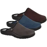 Fly Flot Herren Pantoffel Clog moderner Hausschuh, Größe:47 EU, Farbe:Grau - Grau - 47