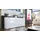Vladon Sideboard 167 x 72 x 35 cm Weiß Hochglanz