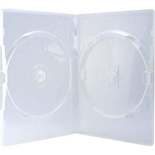 1 x Amaray Doppel-DVD-Hülle (Gesicht auf Gesicht), 14 mm breiter Rücken, in Dragon Trading Verpackung