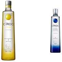 CîROC Snap Frost, Ultra-Premium Wodka, französischen Trauben, mit köstlichem Zitrusgeschmack, handgefertigt im Süden Frankreichs, 40% vol, 700ml Einzelflasche & Ciroc Vodka Pineapple (1 x 0.7 l)
