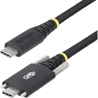 Startech StarTech.com 2m USB-C-Ladekabel, Schraubensicherung, 240W (5A) PD EPR, Laptop-Ladekabel Nylon Geflochten, USB-IF zertifiziert