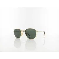 Ray-Ban Hexagonal Flat Lenses RB3548N 001 48-21 gold/green classic