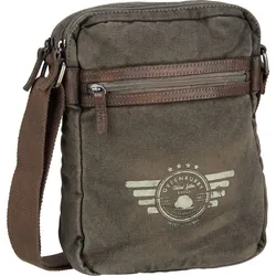 Greenburry Bodybag Vintage Aviator Khaki Grau Herren 
