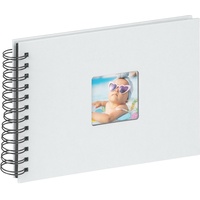 walther design Fotoalbum hellblau 23 x 17 cm Spiralalbum mit Cover-Ausstanzung, Fun SA-109-BL