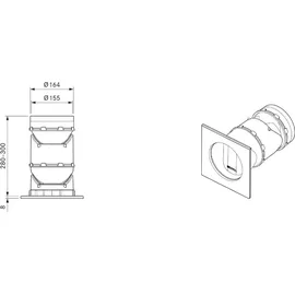 Bora UEBR/1 3box Mauerkasten rund