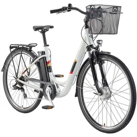 Telefunken Multitalent RC822 28 Zoll RH 48 cm weiß inkl. Fahrradkorb