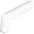 sarei haus- und gartentechnik Fensterbank PVC Seitenteile 11 cm weiß