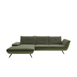 Kollektion Kraft Ecksofa  Celine ¦ grün ¦ Maße (cm): B: 316 H: 90 T: 190