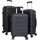 warenhandel könig Aruba 4-Rollen 81 cm / 105 l schwarz