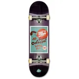 Mob Skateboards Skateboard Bubble 8.25 Complete - Komplettboard 32 x 8.25 Zoll (fertig montiert -, 1-St., "Super Colossal" Schriftzug - Lila), Holzboard aus Ahornholz - Skateboard für Jugendliche, Erwachsene lila