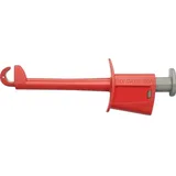 Schützinger SKPS 8341 Ni / RT Sicherheits-Klemmprüfspitze Buchse 4 mm Rot