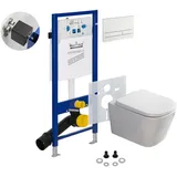 Kronenbach Cube Wand-WC mit WC-Sitz Weiß