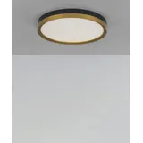 Nova Luce Cantria 1 gold, schwarz Ø 40 cm