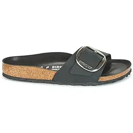 Birkenstock Madrid Big Buckle Nubukleder geölt schmal schwarz 41