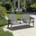 Outsunny 152 x 70 x 83 cm Grau
