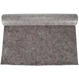 Clanmacy 1x 50m Rolle Abdeckvlies Malervlies Schutzvlies Vlies für Maler und Heimwerker 220 g/m2 2 Stück - Grau