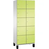 C+P Cambio Fächerschrank 80 x 52,5 x 198 Viridingrün