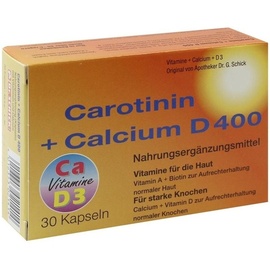 Inkosmia GmbH & Cie. KG Carotinin + Calcium D400 Kapseln 30 St.