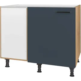 Nobilia Eckunterschrank Easytouch 100 x 58,3 x 87 cm Blau