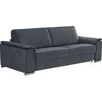 Egoitaliano Schlafsofa »Cecilia, modern & elegant, erstklassiger Sitzkomfort, Dauerschläfer«, inkl. Matratze und hochwertigem Metallbettrahmen, toller Schlafkomfort grau