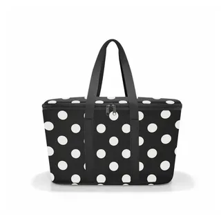 Kühltasche COOLERBAG DOTS WHITE, 44 x 24 cm - Schwarz
