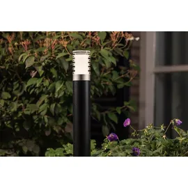 Garden Lights Sockelleuchte Arco 40 Aluminium, Glas, Metall 12 V, 190 lm, 3 W, dimmbar schwarz