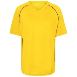 Basic Team Trikot JN386, gelb/schwarz, Größe XL - gelb/schwarz - XL