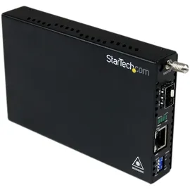 Startech StarTech.com Gigabit Ethernet LWL / Glasfaser Medienkonverter mit SFP, 1000 Mbit/s Multimode Gigabit Ethernet Medienkonverter