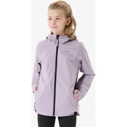 Wanderjacke Kinder Gr. 122–170 wasserdicht Wandern - MH500 lila rauchlila|carbongrau 123-130cm 7-8J